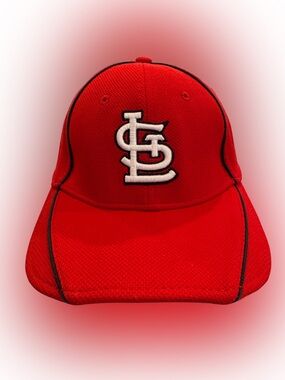 St. Louis Cardinals New Era 39THIRTY Auth Coll. Batting Practice Cap Hat Red S/M